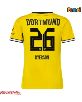 Borussia Dortmund Julian Ryerson #26 Tricou Fotbal Replică 2026-27 Femei Acasa Borussia Dortmund Julian Ryerson #26 Tricou Fotbal Replică 2026-27 Femei Acasa